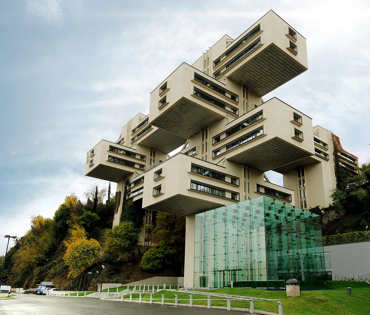 Bank of Georgia headquarters, the former Ministry of Highways building in Tbilisi